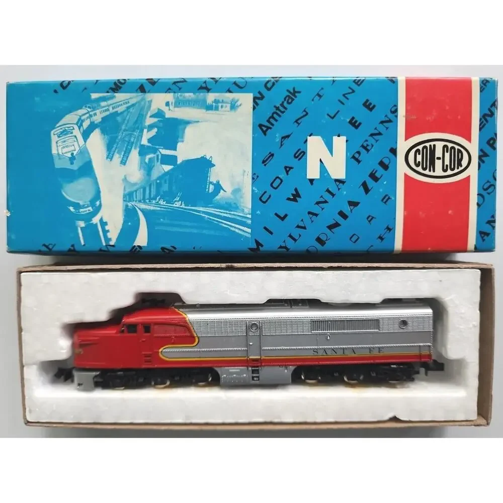 Con-Cor 2002-SF N Scale Powered PA-1‎ Santa Fe NIB Works! U103-4